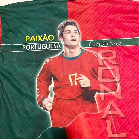 Kalciomania All Over Print Portuguese Portugal Cristiano Ronaldo Soccer Jersey - Picture 11 of 16